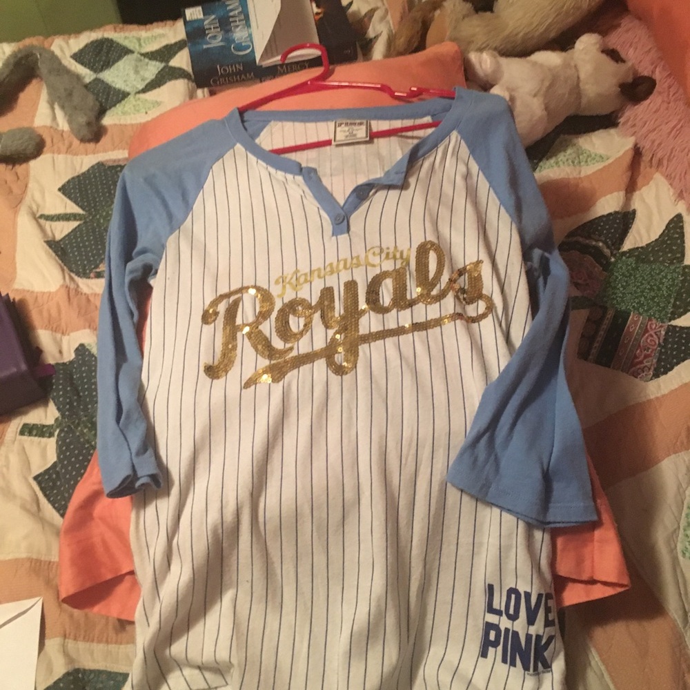PINK brand KC Royals tshirt M